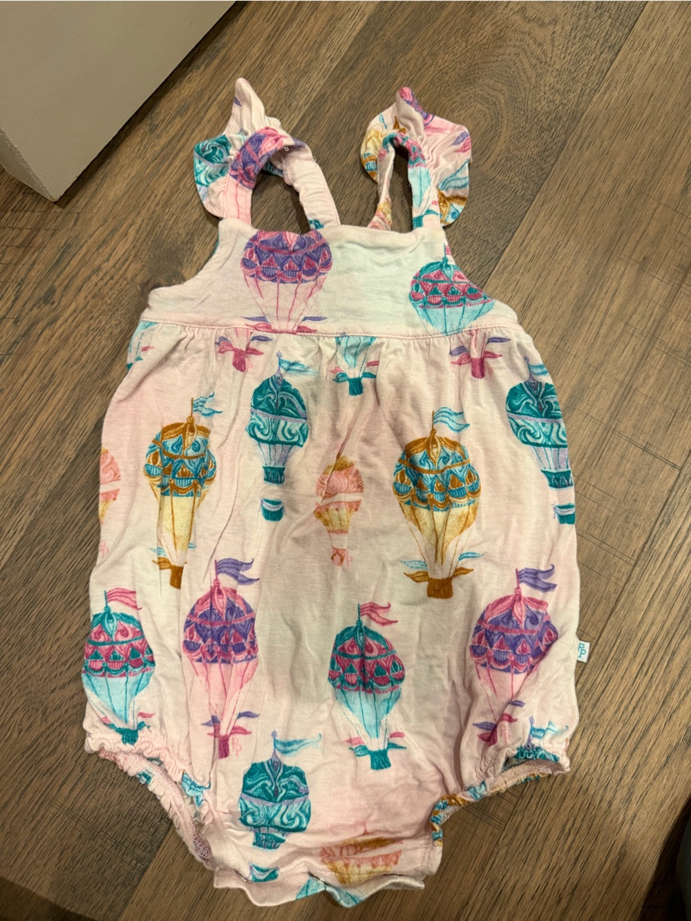 Posh Peanut Pink Hot Air Balloon Print One-Piece